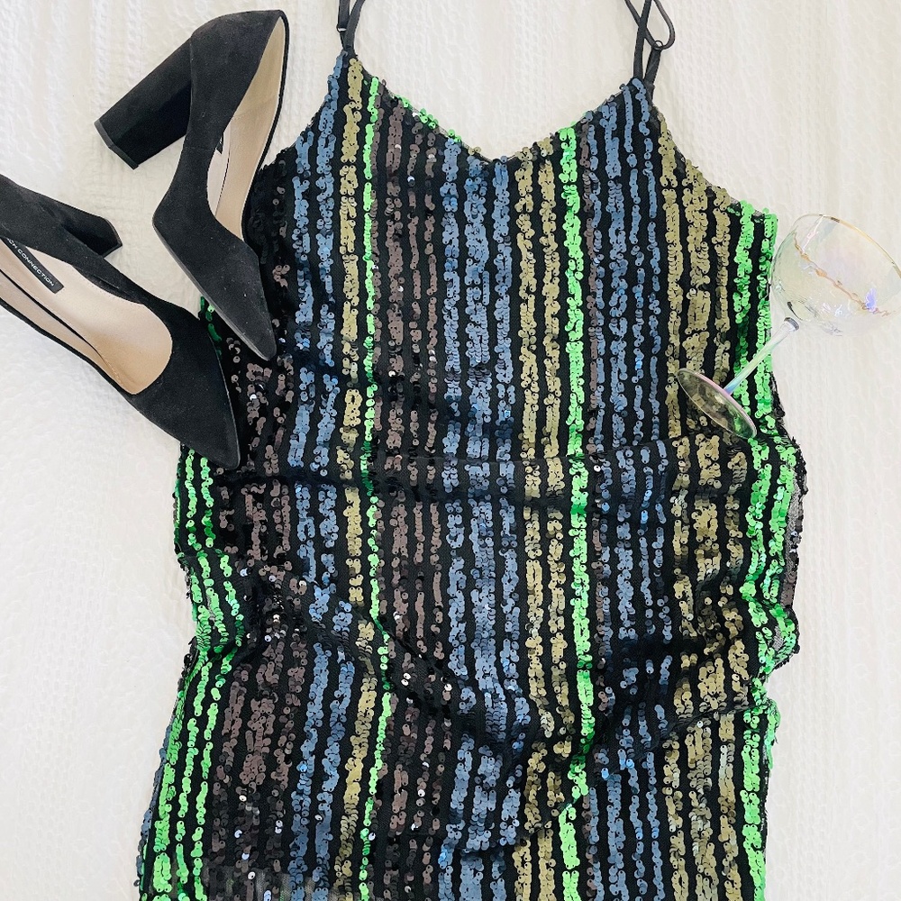 Rachel Zoe Sequin Sheath Dress